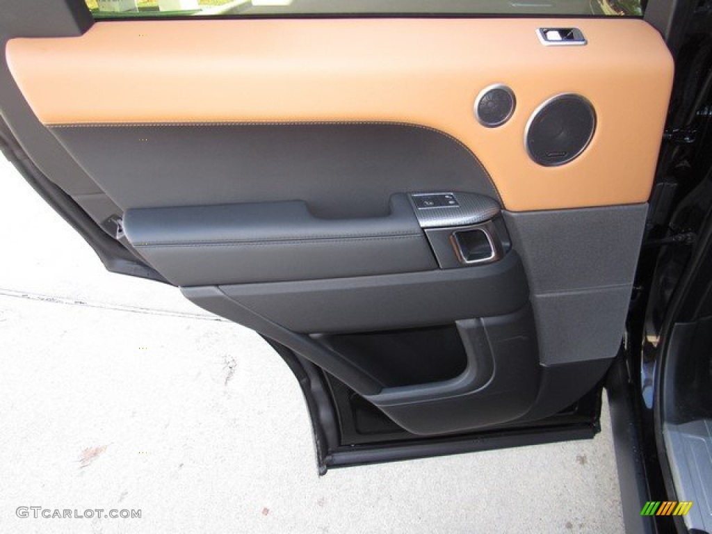 2019 Land Rover Range Rover Sport Supercharged Dynamic Ebony/Vintage Tan Door Panel Photo #131172801