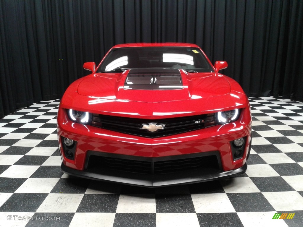 2013 Camaro ZL1 - Victory Red / Black photo #3