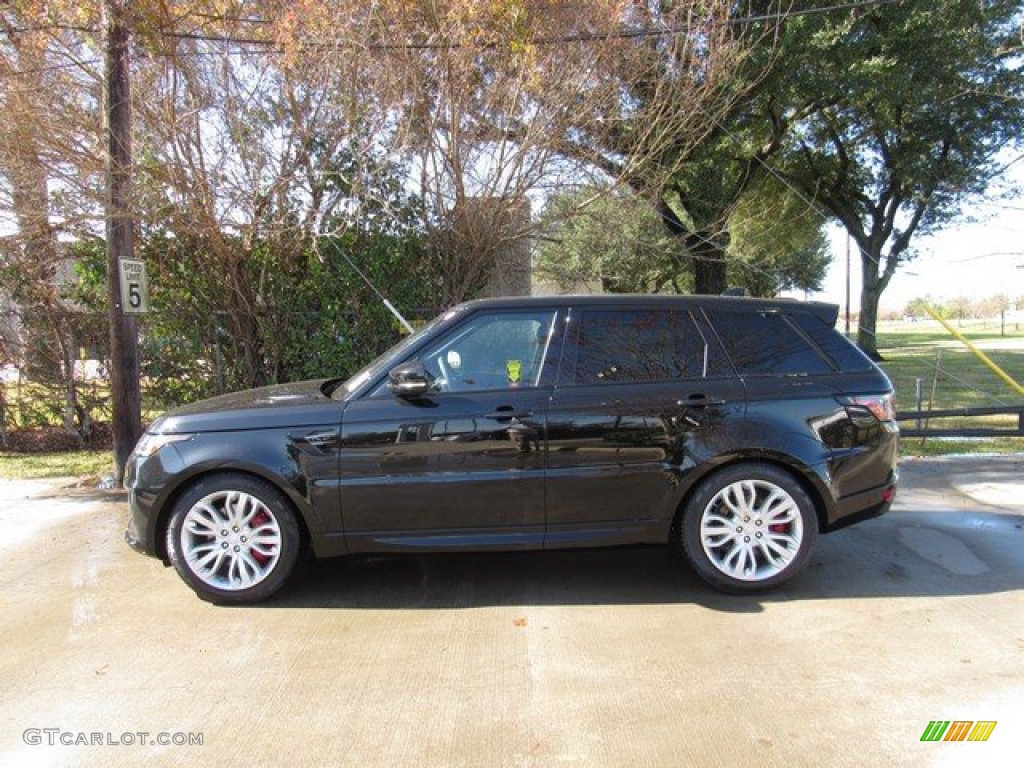 Santorini Black Metallic 2019 Land Rover Range Rover Sport Supercharged Dynamic Exterior Photo #131173241