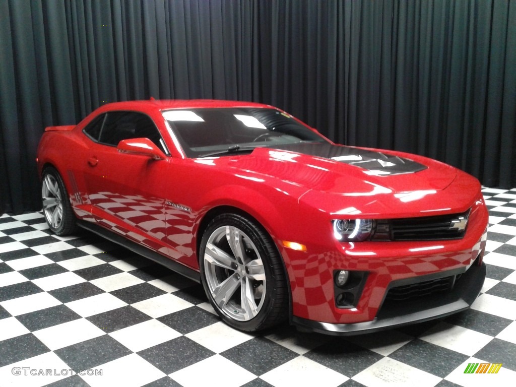 2013 Camaro ZL1 - Victory Red / Black photo #4