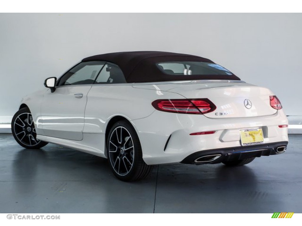 2019 C 300 Cabriolet - designo Diamond White Metallic / Saddle Brown/Black photo #2