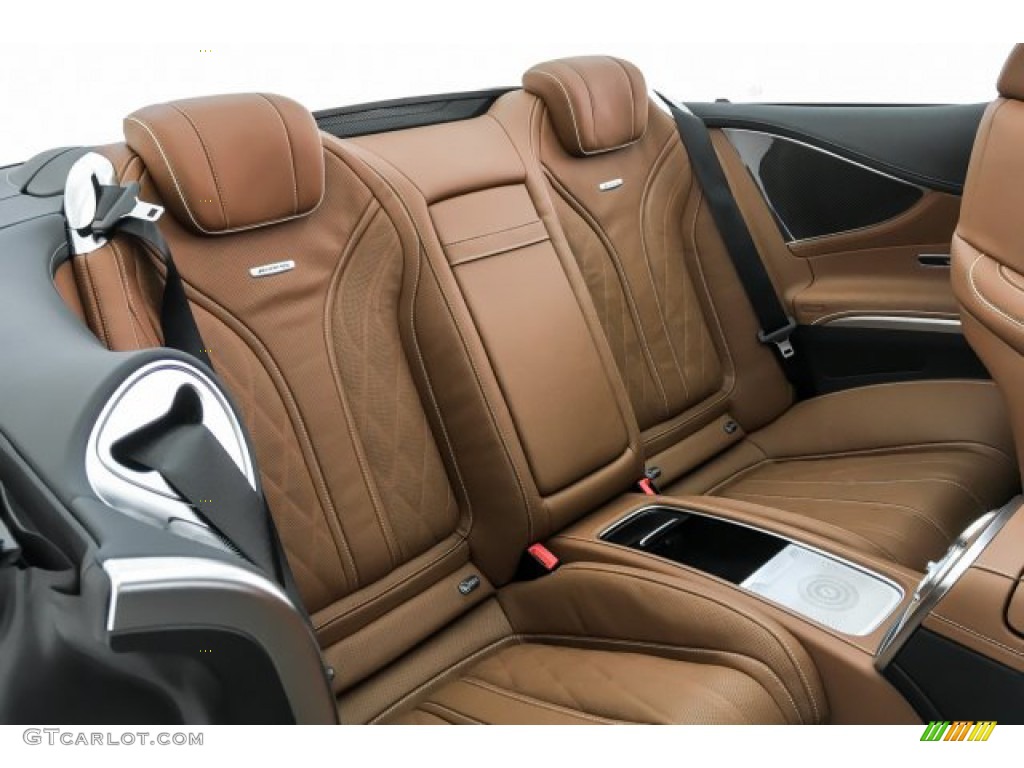 2019 Mercedes-Benz S AMG 63 4Matic Cabriolet Rear Seat Photo #131173442