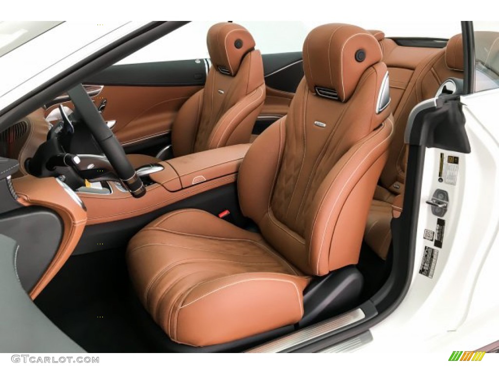 designo Saddle Brown/Black Interior 2019 Mercedes-Benz S AMG 63 4Matic Cabriolet Photo #131173494