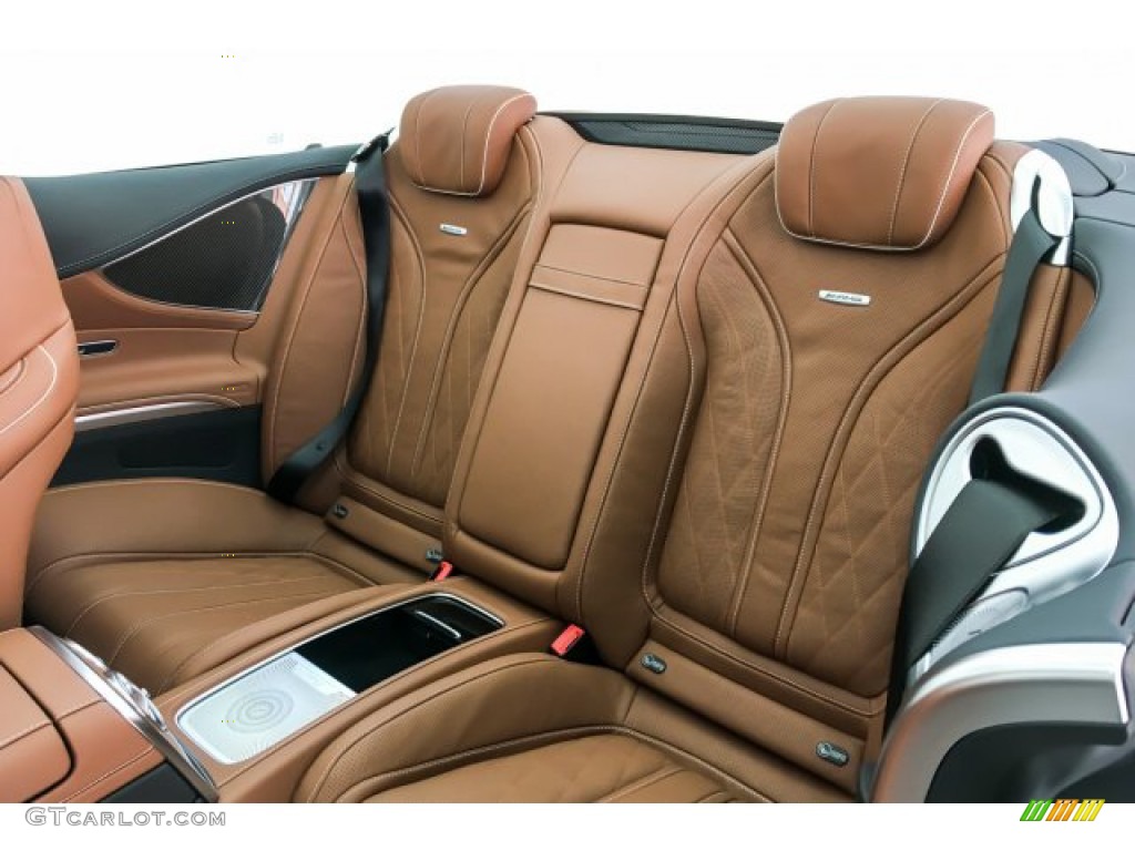 2019 Mercedes-Benz S AMG 63 4Matic Cabriolet Rear Seat Photo #131173574