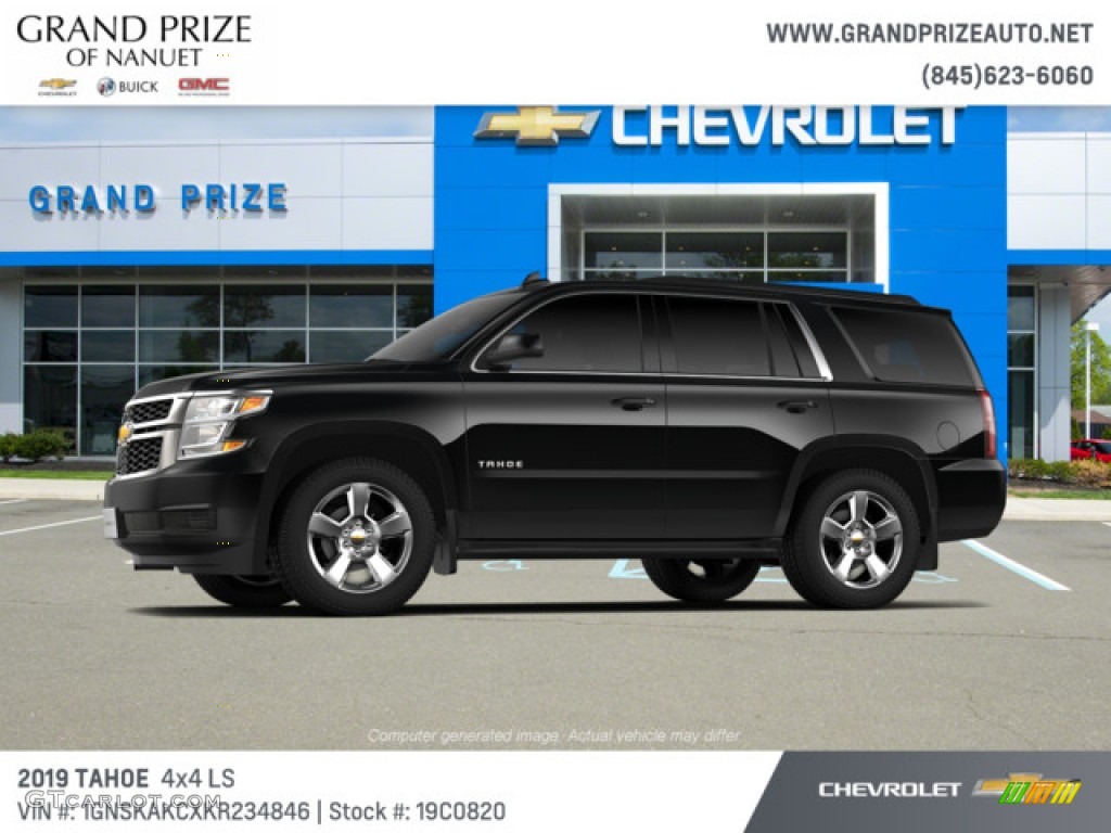 2019 Tahoe LS 4WD - Black / Jet Black photo #2