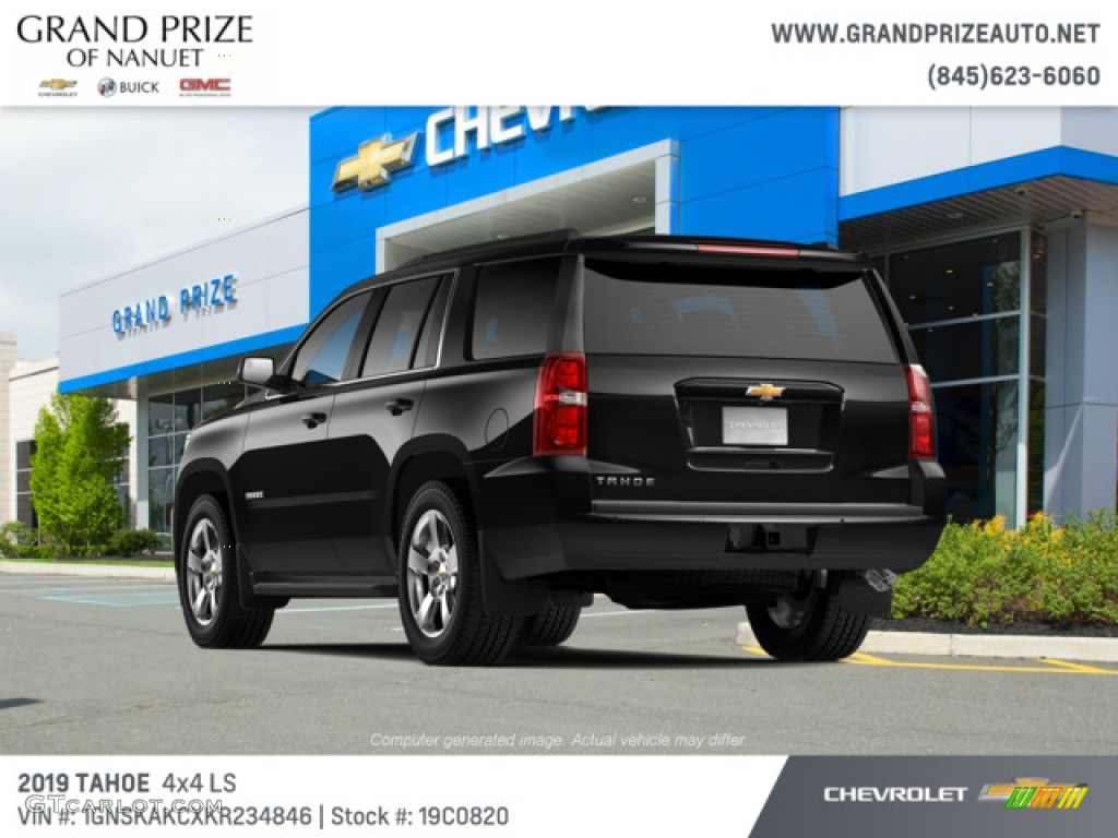 2019 Tahoe LS 4WD - Black / Jet Black photo #3