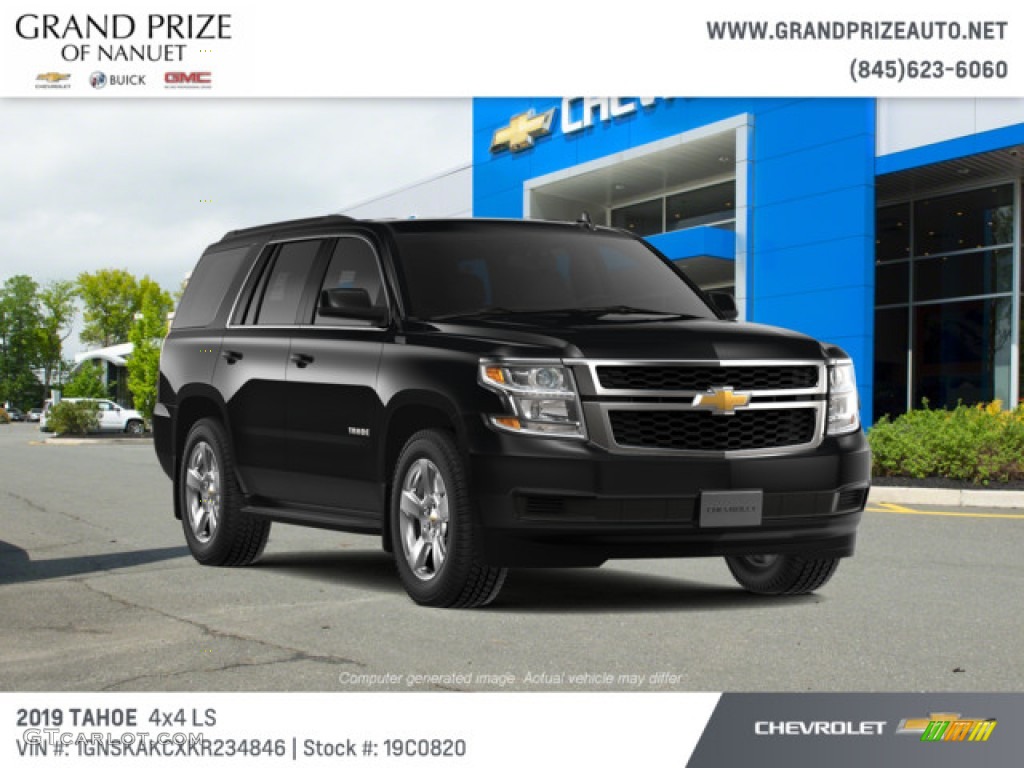 2019 Tahoe LS 4WD - Black / Jet Black photo #4