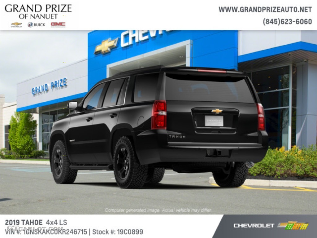 2019 Tahoe LS 4WD - Black / Jet Black photo #3