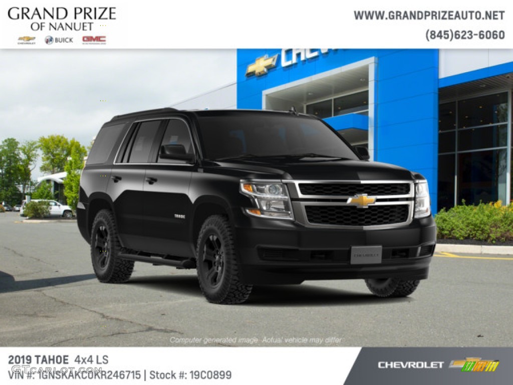 2019 Tahoe LS 4WD - Black / Jet Black photo #4