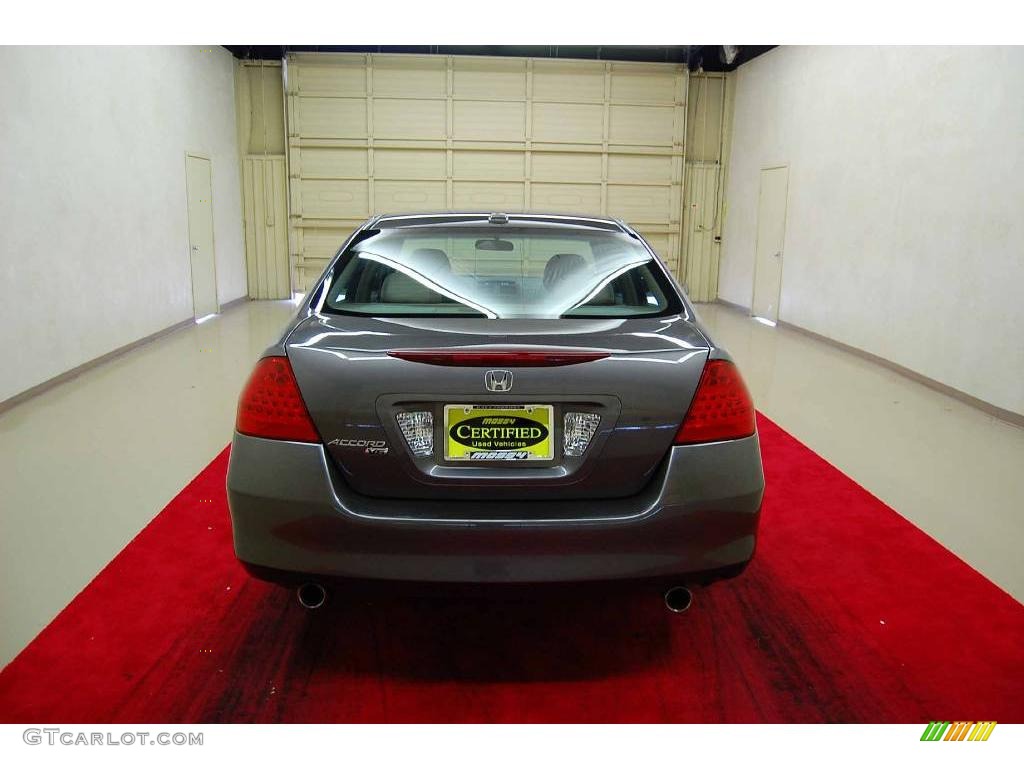 2007 Accord EX-L V6 Sedan - Carbon Bronze Pearl / Ivory photo #5