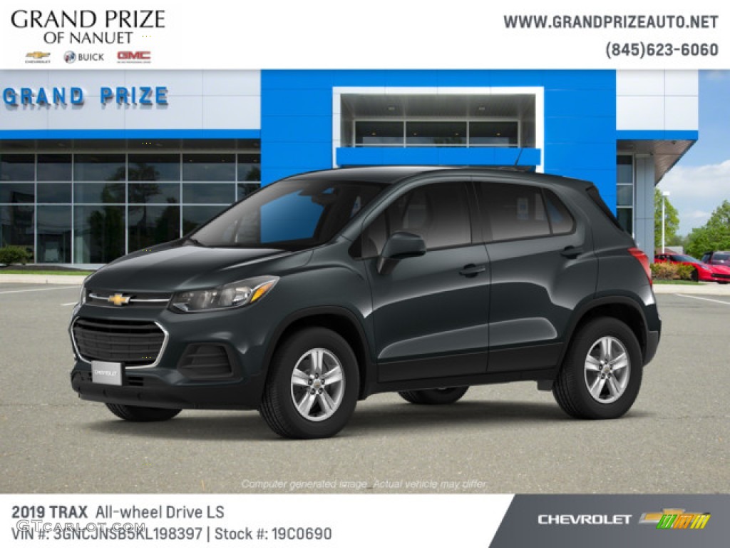 2019 Trax LS AWD - Nightfall Gray Metallic / Jet Black photo #2