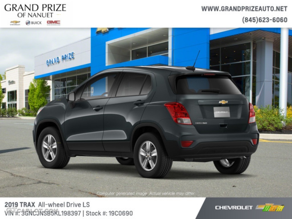 2019 Trax LS AWD - Nightfall Gray Metallic / Jet Black photo #3