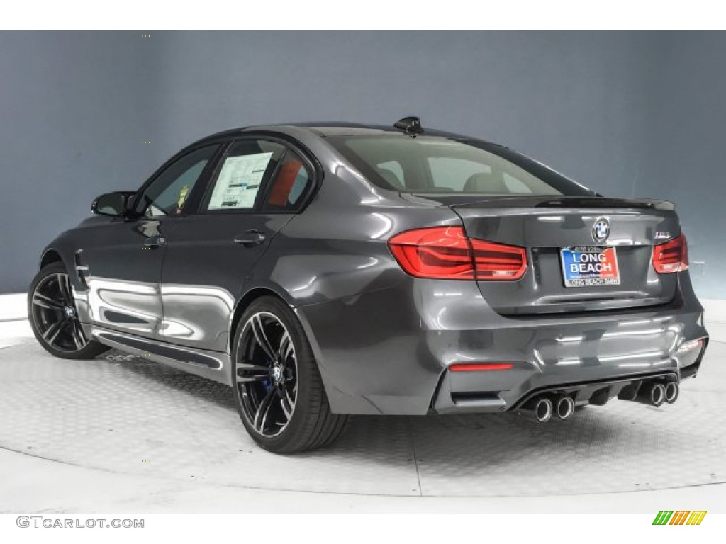 2018 M3 Sedan - Mineral Grey Metallic / Black photo #3
