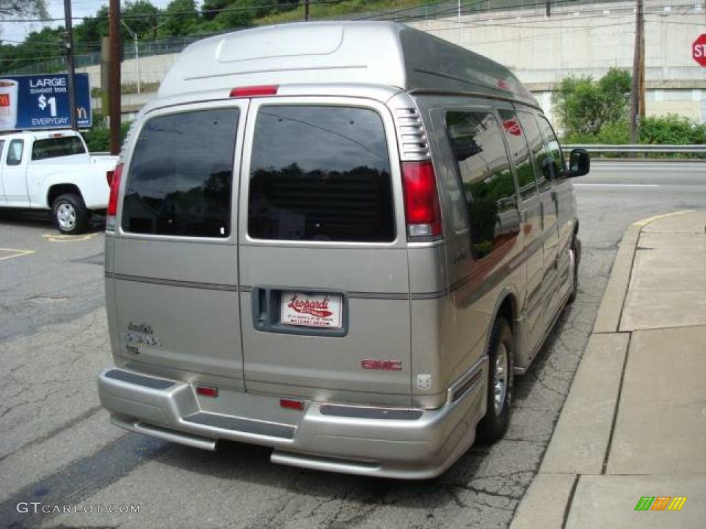2002 Savana Van G1500 Passenger Conversion - Pewter Metallic / Dark Pewter photo #5