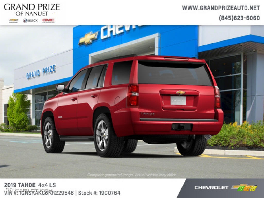 2019 Tahoe LS 4WD - Siren Red Tintcoat / Jet Black photo #3