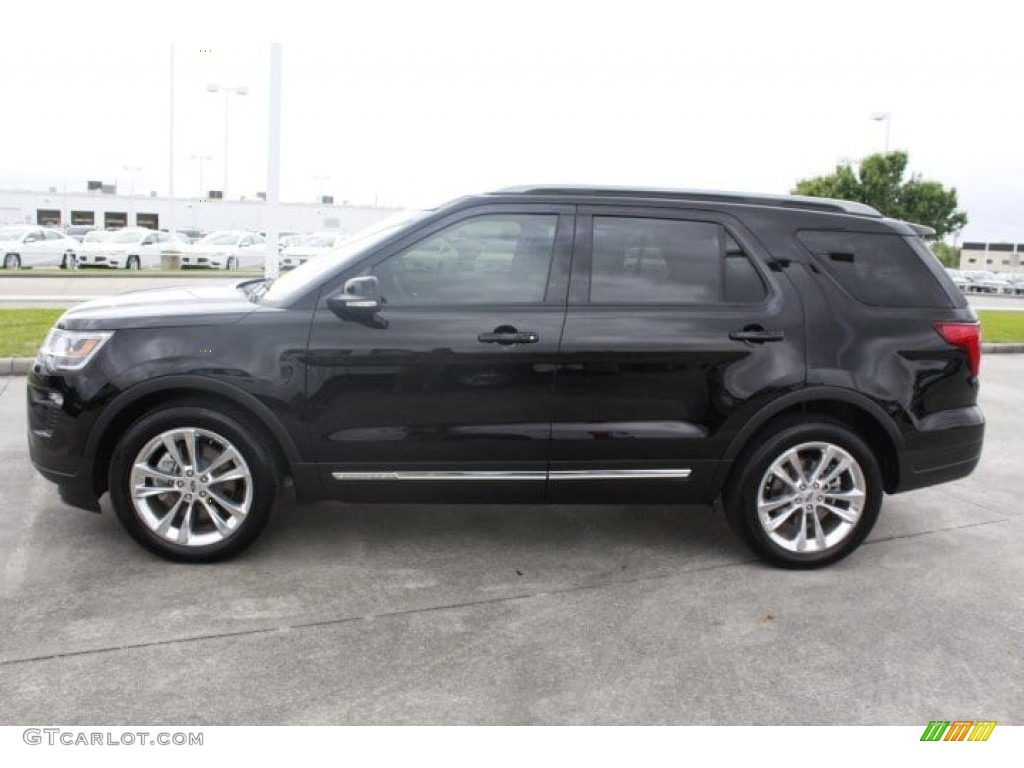 2018 Explorer XLT - Shadow Black / Ebony Black photo #6