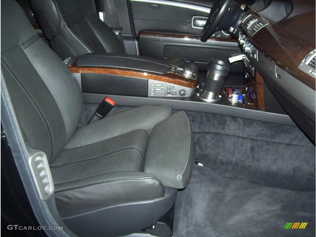 2006 7 Series 750Li Sedan - Jet Black / Black/Black photo #12