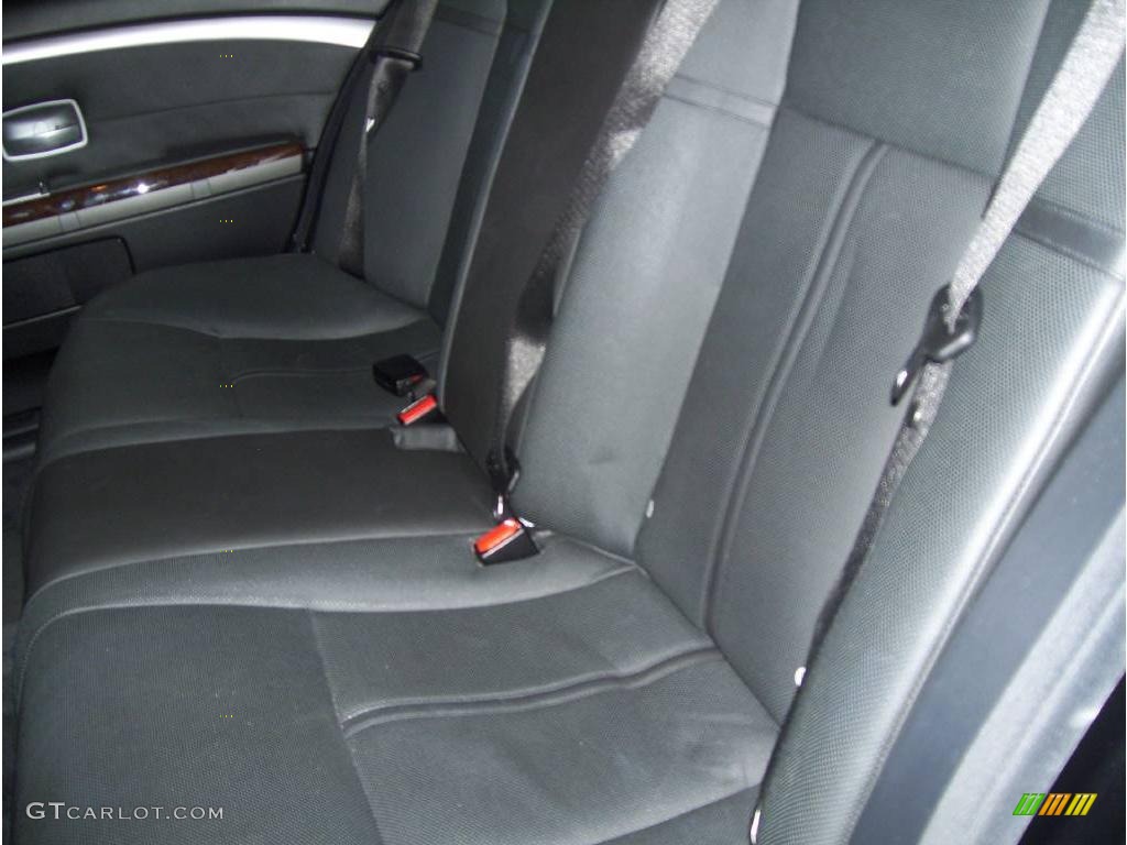 2006 7 Series 750Li Sedan - Jet Black / Black/Black photo #13