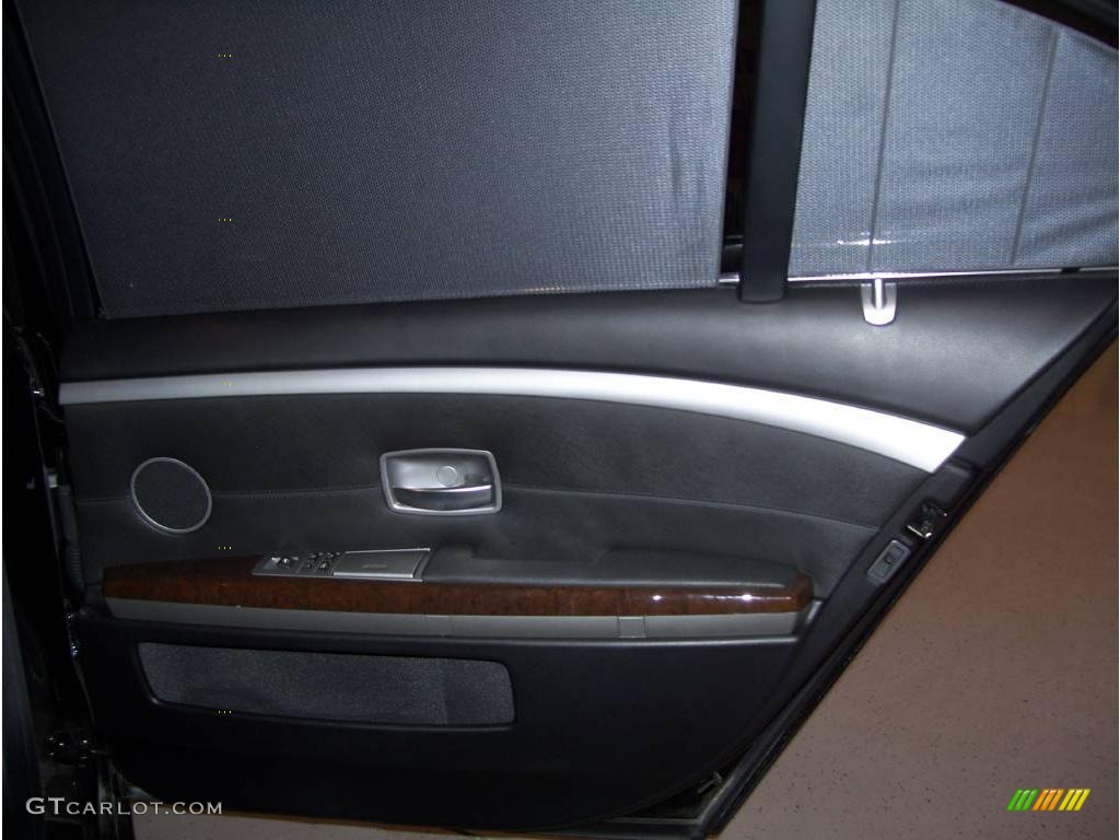 2006 7 Series 750Li Sedan - Jet Black / Black/Black photo #16