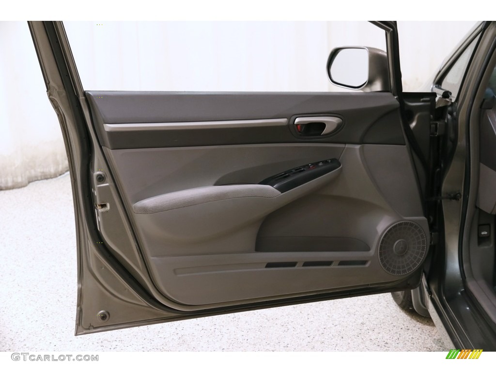 2007 Civic EX Sedan - Galaxy Gray Metallic / Gray photo #4