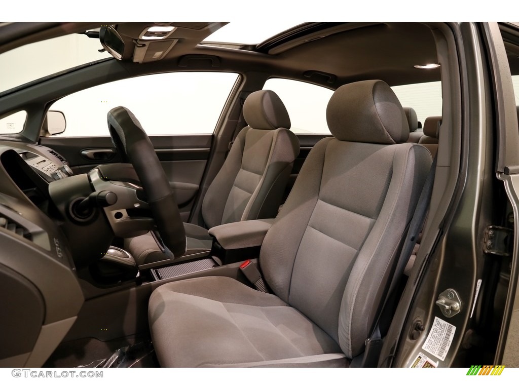2007 Civic EX Sedan - Galaxy Gray Metallic / Gray photo #5