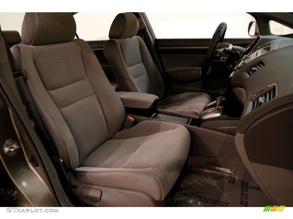 2007 Civic EX Sedan - Galaxy Gray Metallic / Gray photo #13