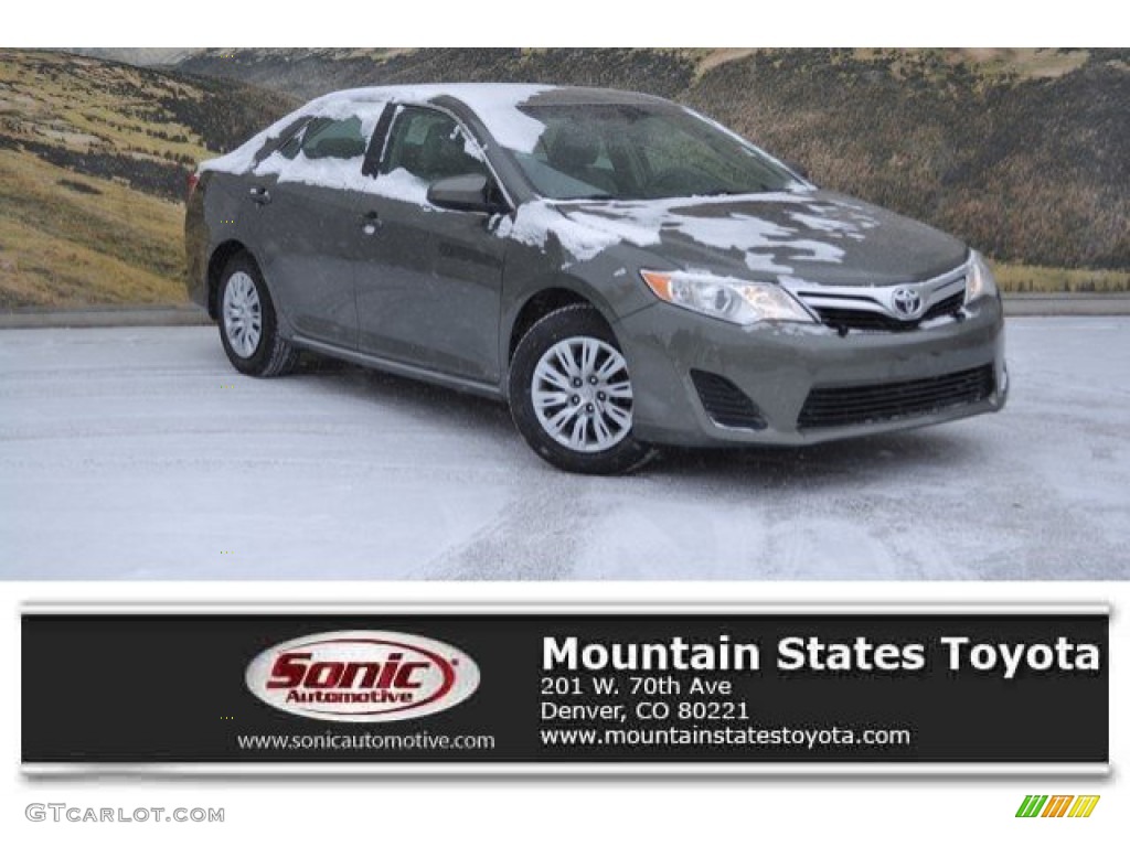 2012 Camry LE - Cypress Green Pearl / Ash photo #1