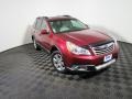 2011 Ruby Red Pearl Subaru Outback 3.6R Limited Wagon  photo #7