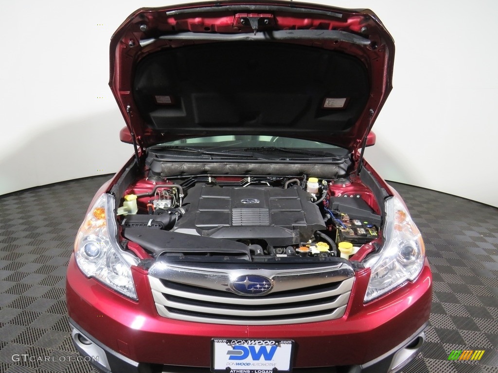 2011 Outback 3.6R Limited Wagon - Ruby Red Pearl / Warm Ivory photo #9