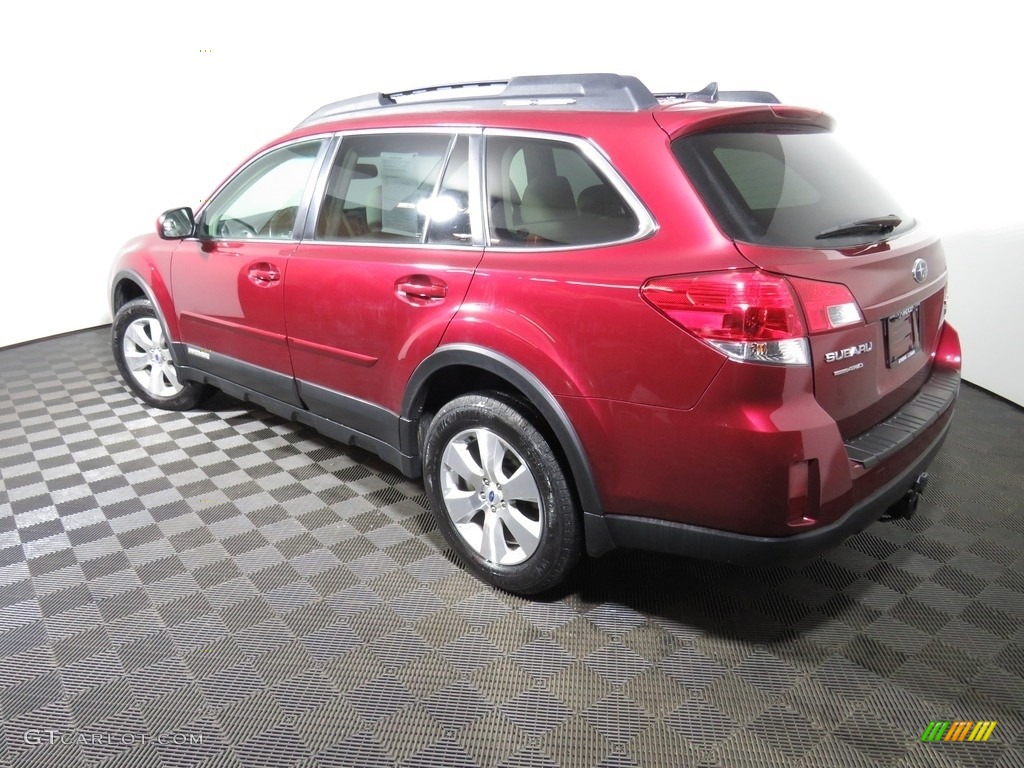 2011 Outback 3.6R Limited Wagon - Ruby Red Pearl / Warm Ivory photo #15