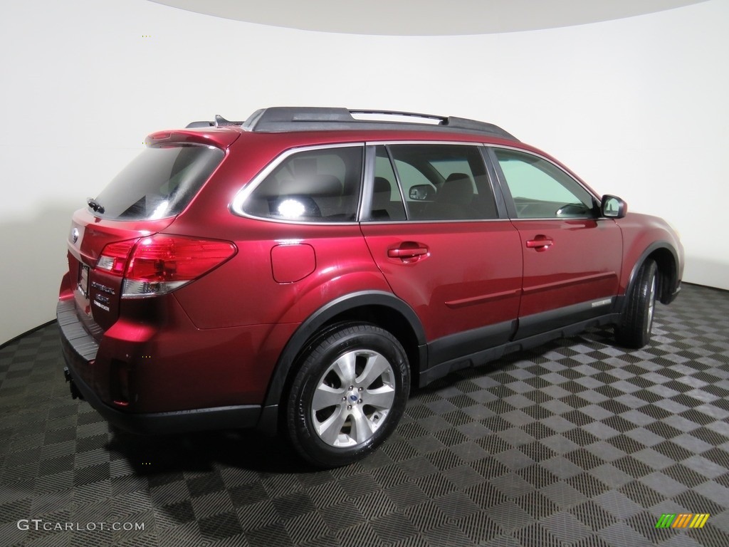 2011 Outback 3.6R Limited Wagon - Ruby Red Pearl / Warm Ivory photo #22