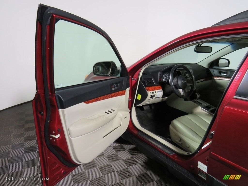 2011 Outback 3.6R Limited Wagon - Ruby Red Pearl / Warm Ivory photo #24