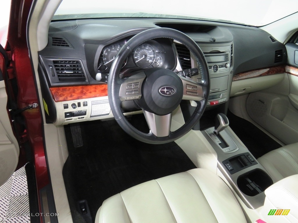 2011 Outback 3.6R Limited Wagon - Ruby Red Pearl / Warm Ivory photo #26