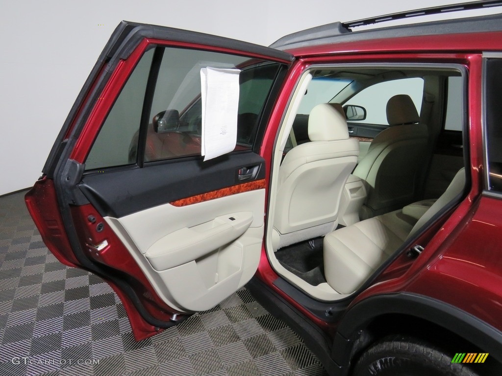 2011 Outback 3.6R Limited Wagon - Ruby Red Pearl / Warm Ivory photo #28