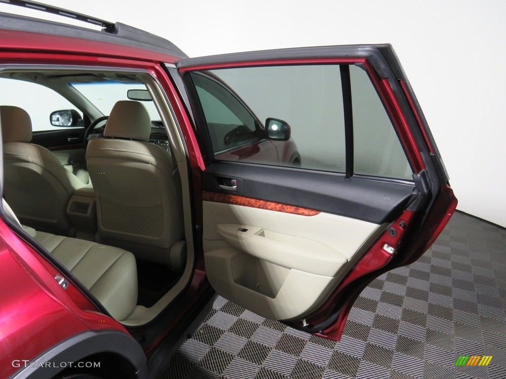 2011 Outback 3.6R Limited Wagon - Ruby Red Pearl / Warm Ivory photo #31