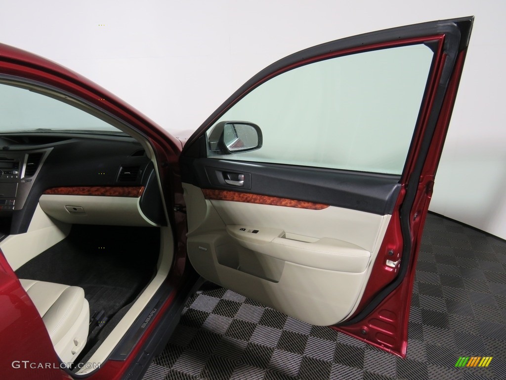 2011 Outback 3.6R Limited Wagon - Ruby Red Pearl / Warm Ivory photo #33