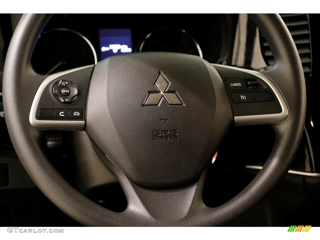 2018 Mitsubishi Outlander ES Black Steering Wheel Photo #131197083