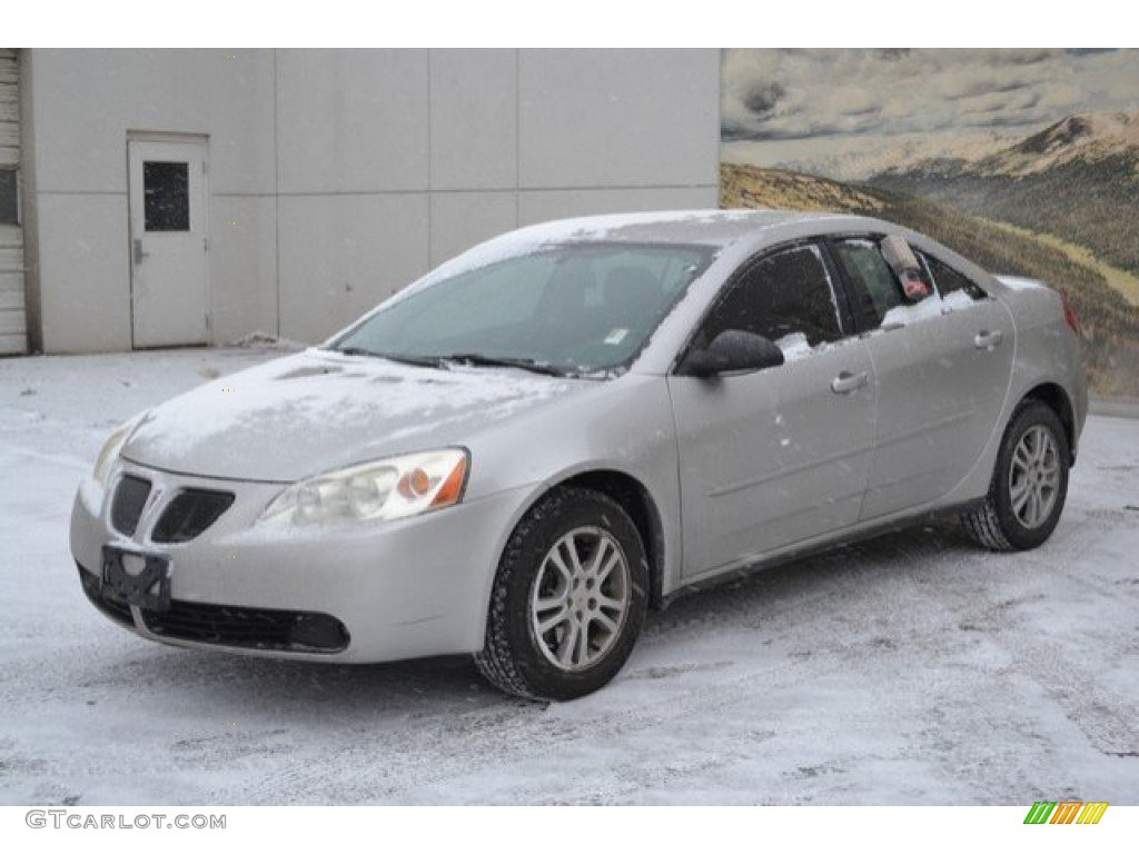 2006 G6 V6 Sedan - Liquid Silver Metallic / Ebony photo #2