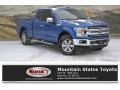 2018 Lightning Blue Ford F150 XLT SuperCab 4x4  photo #1