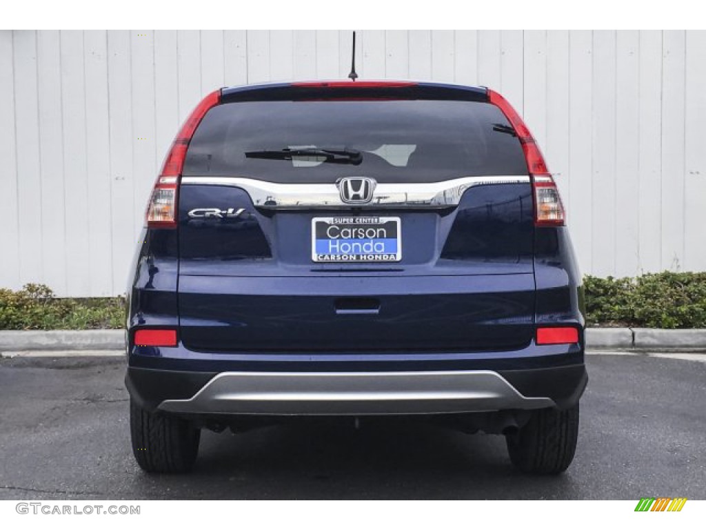 2015 CR-V EX - Obsidian Blue Pearl / Gray photo #3