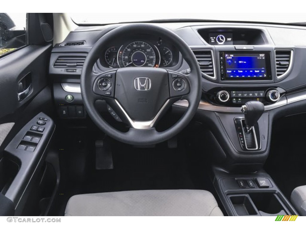 2015 CR-V EX - Obsidian Blue Pearl / Gray photo #4