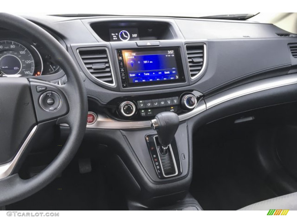 2015 CR-V EX - Obsidian Blue Pearl / Gray photo #5