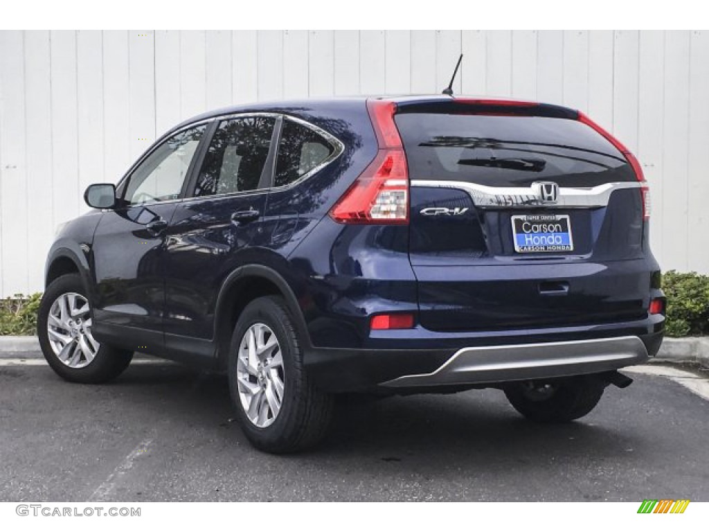 2015 CR-V EX - Obsidian Blue Pearl / Gray photo #9