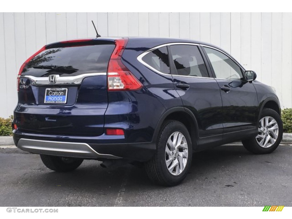 2015 CR-V EX - Obsidian Blue Pearl / Gray photo #16