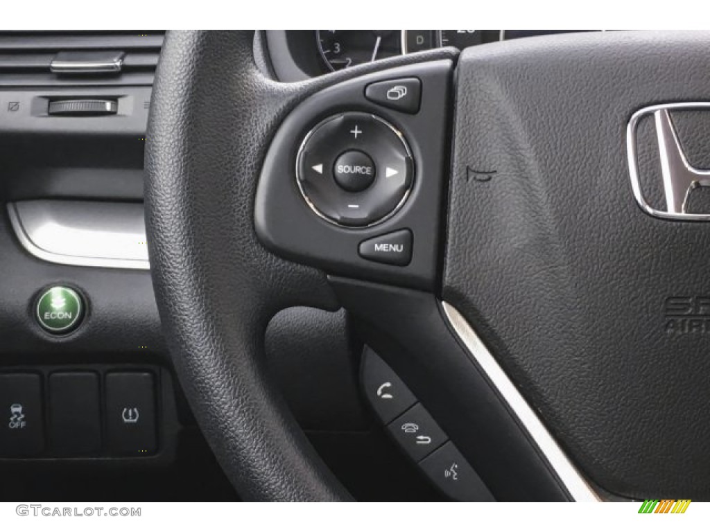 2015 CR-V EX - Obsidian Blue Pearl / Gray photo #18