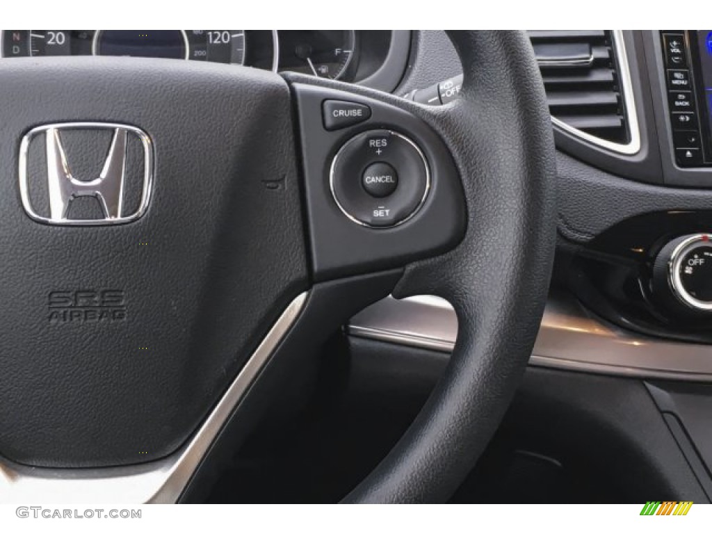 2015 CR-V EX - Obsidian Blue Pearl / Gray photo #19