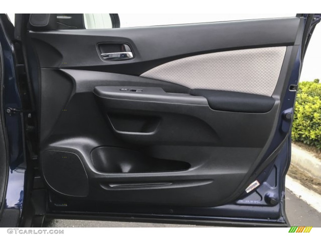2015 CR-V EX - Obsidian Blue Pearl / Gray photo #30