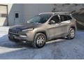 2017 Light Brownstone Pearl Jeep Cherokee Latitude 4x4  photo #2