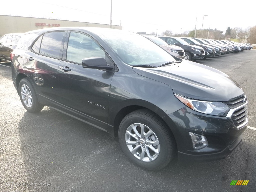 2019 Equinox LS - Nightfall Gray Metallic / Medium Ash Gray photo #7