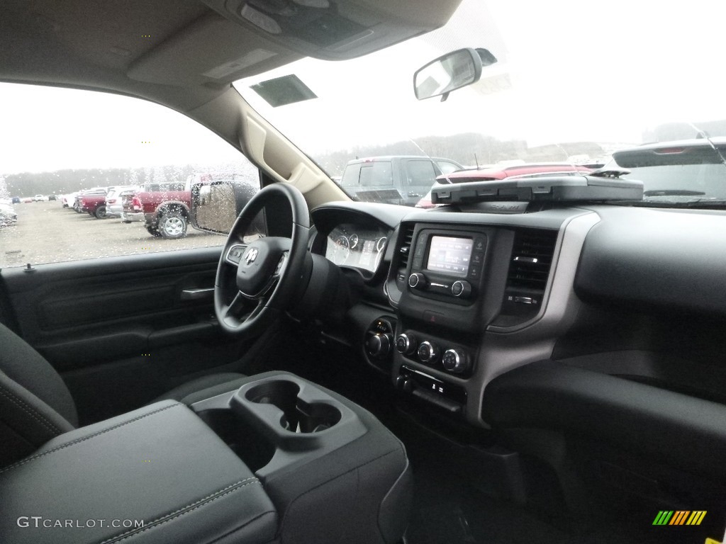 2019 1500 Tradesman Quad Cab 4x4 - Flame Red / Black/Diesel Gray photo #11